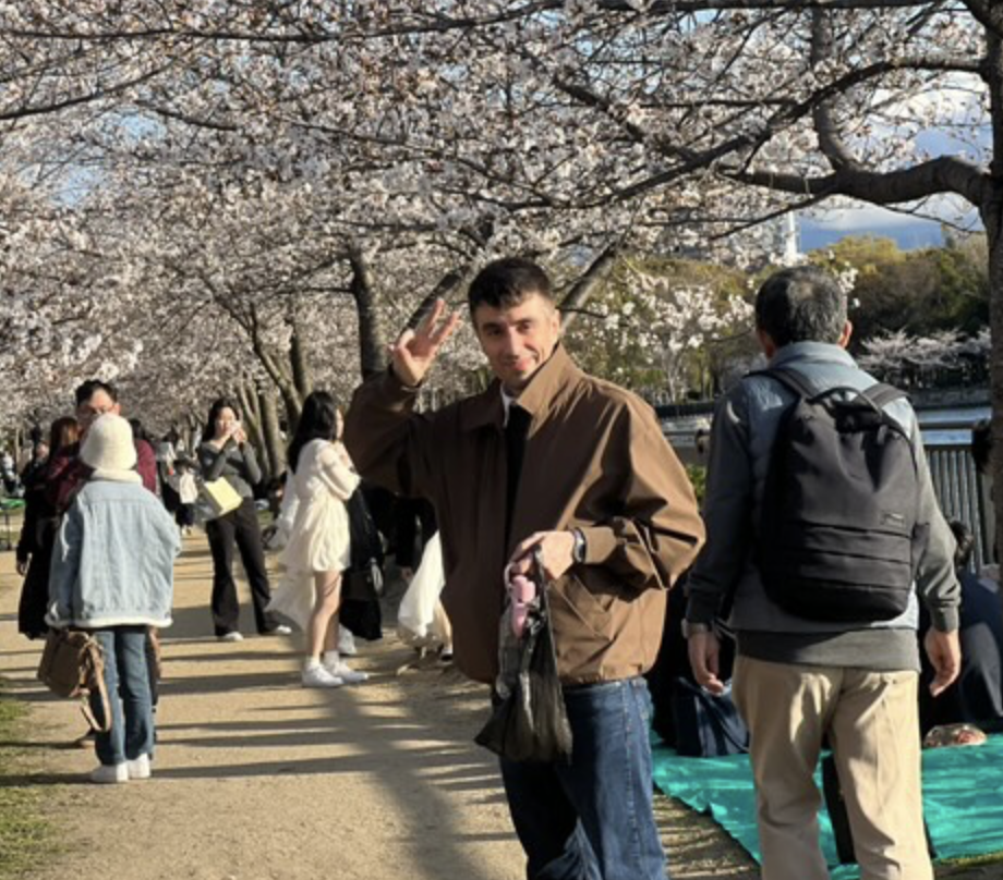 La mia foto all'hanami