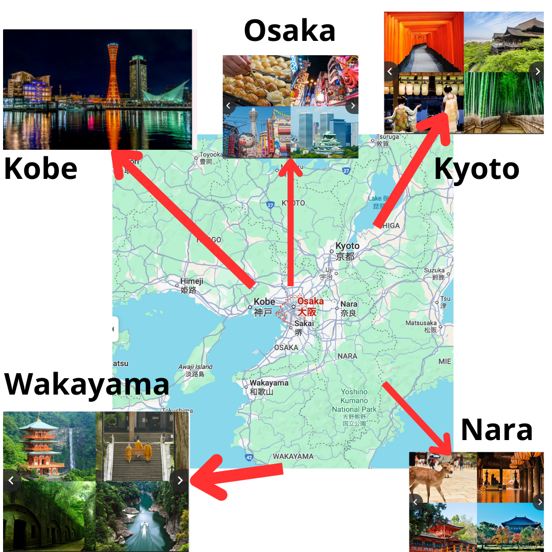 Le principali zone d'interesse, dette poc'anzi, sono facilmente raggiungibili da un hotel in una zona strategica che farà da base per gli spostamenti.  